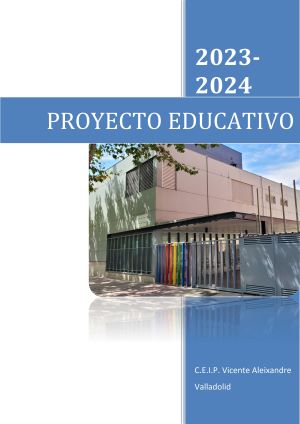 Portada Proyecto Educativo 2023-24