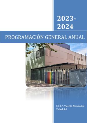 Portada Programación General Anual 2023-24