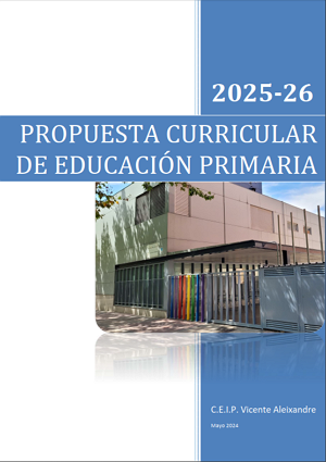 Portada Propuesta Curricular 2526 Portada Propuesta Curricular 2526