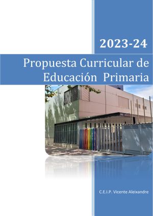 Portada Propuesta Curricular 2023-24